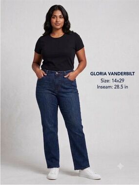 Gloria Vanderbilt Amanda
Classic Jeans Dark Wash Size
14x29 Like New